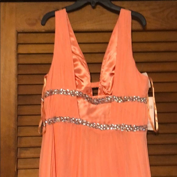 Coral Adrianna Pappell dress size 14 - Picture 3 of 6